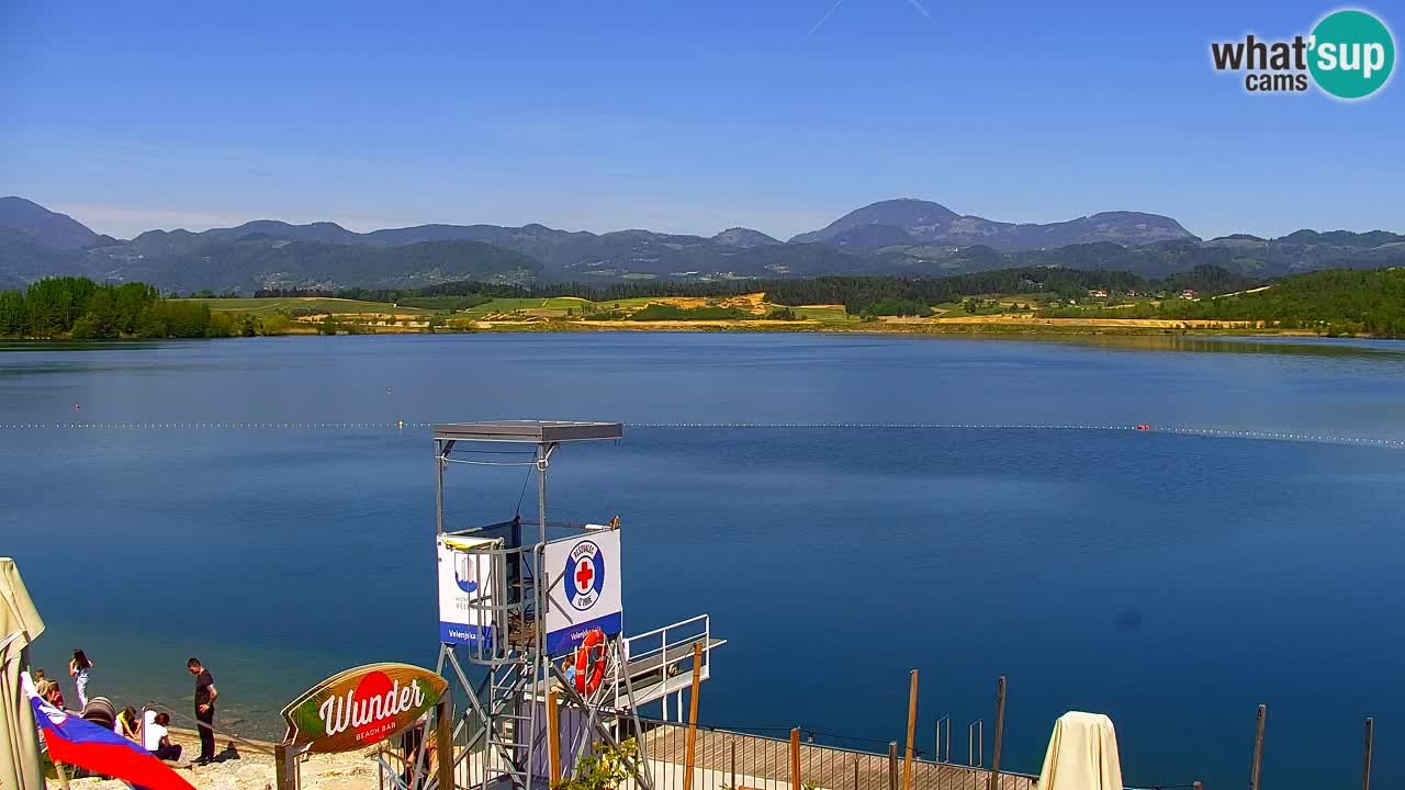 Webcam Lago di Velenje – Spiaggia di Velenje in diretta