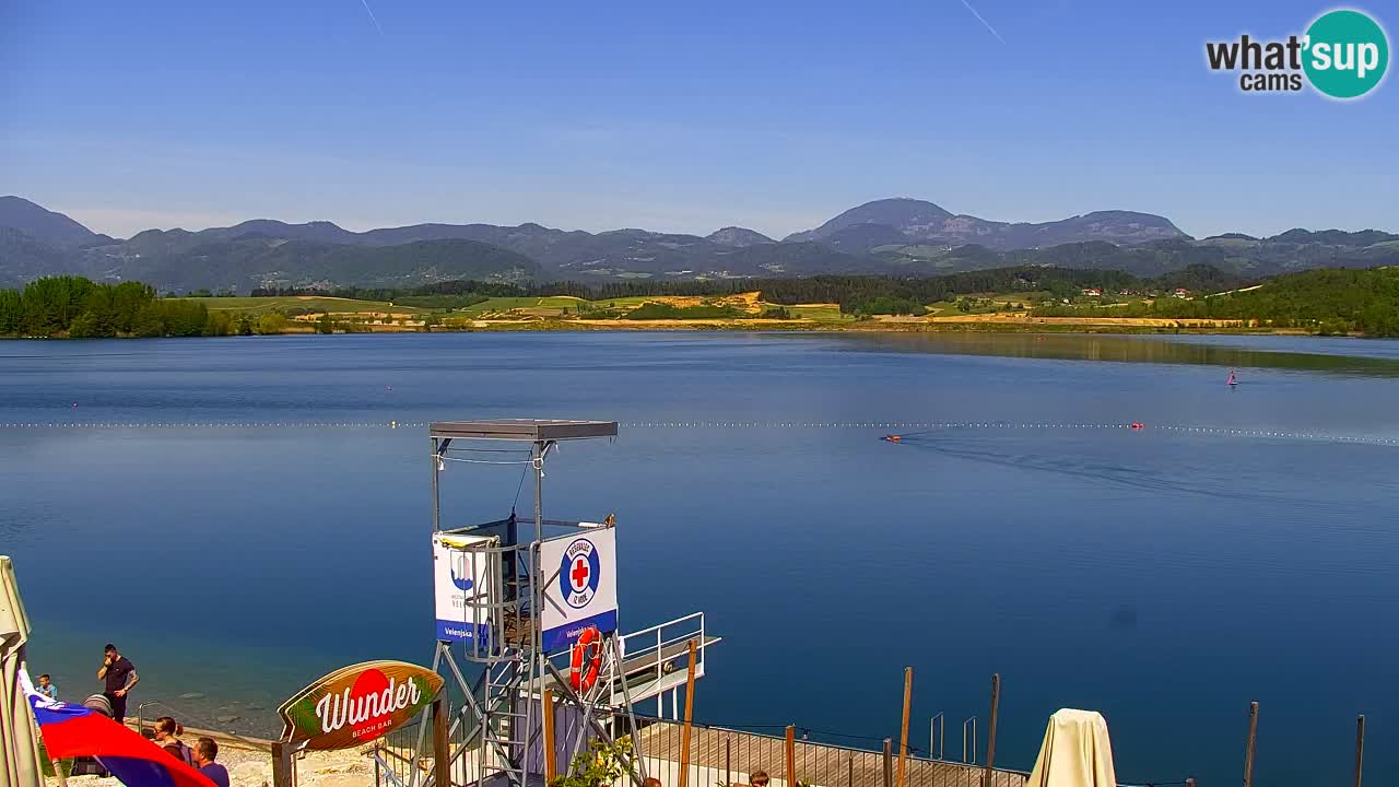 Webcam lac de Velenje – Vue en direct depuis Velenje Beach