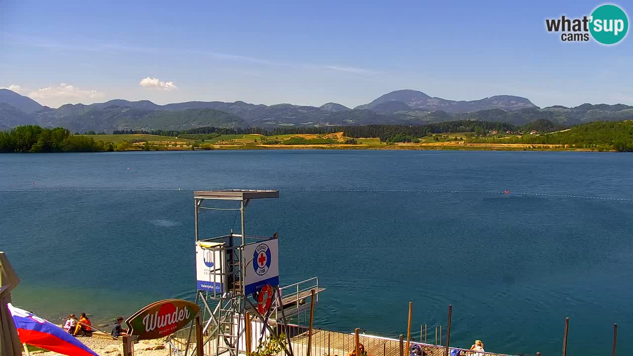 Webcam lago Velenje – Vista en directo desde Velenje Beach