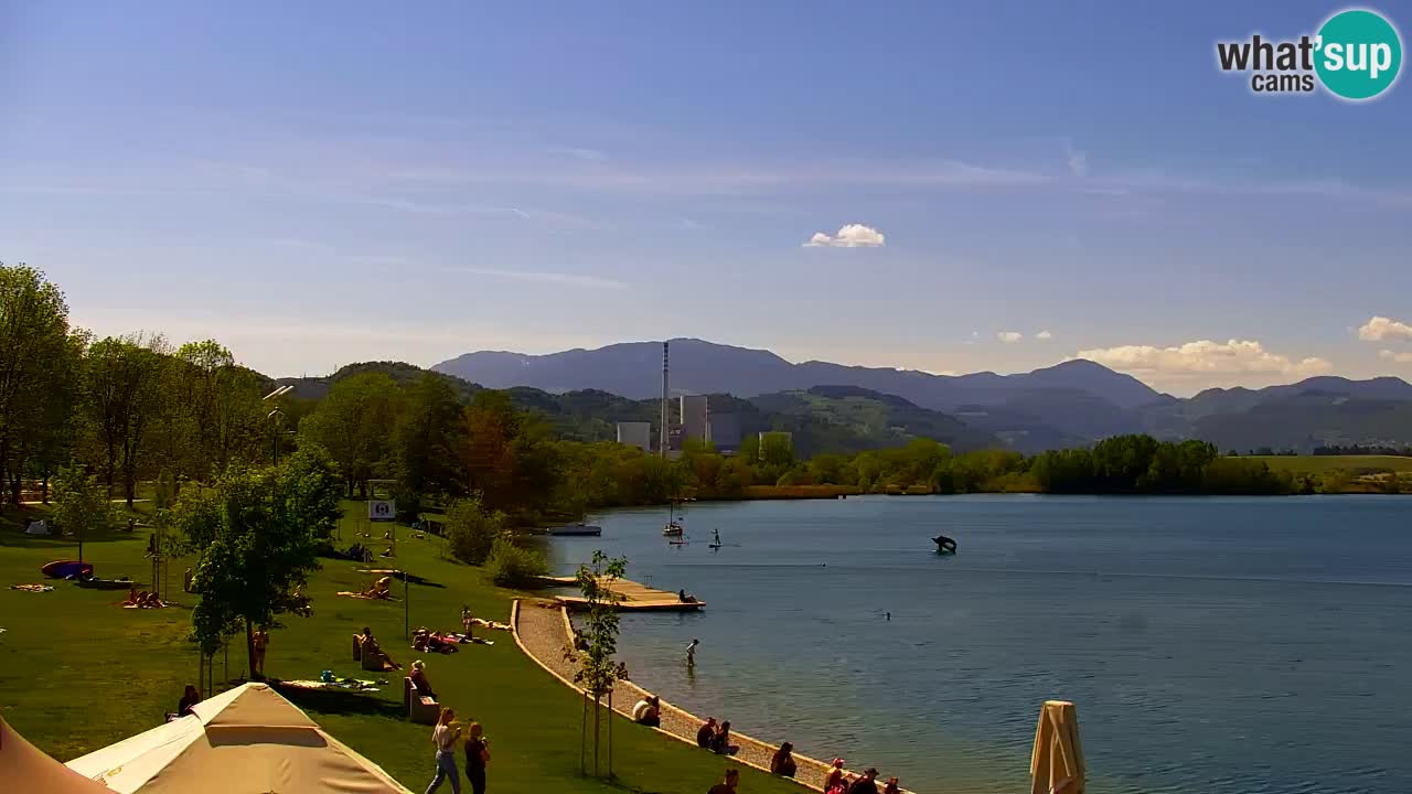 Webcam Lago di Velenje – Spiaggia di Velenje in diretta