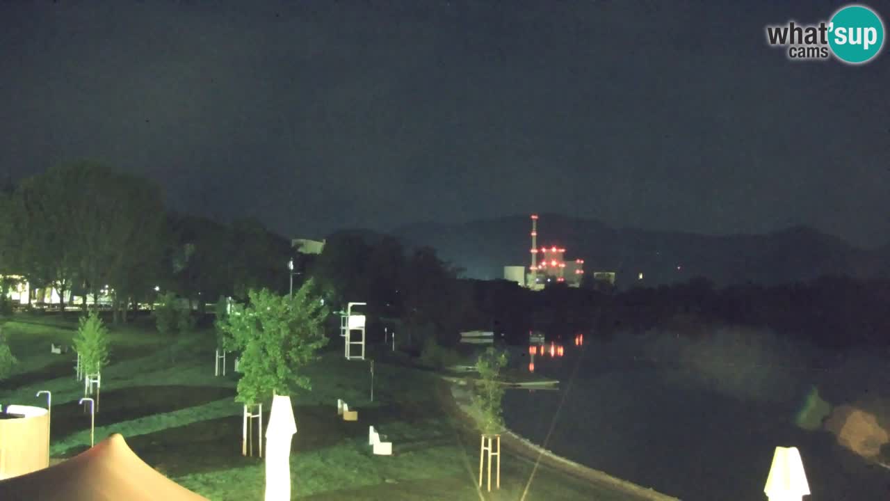 Webcam lac de Velenje – Vue en direct depuis Velenje Beach