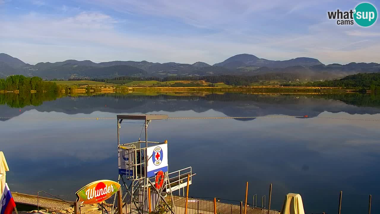 Web kamera Velenjsko jezero – Plaža Velenje uživo
