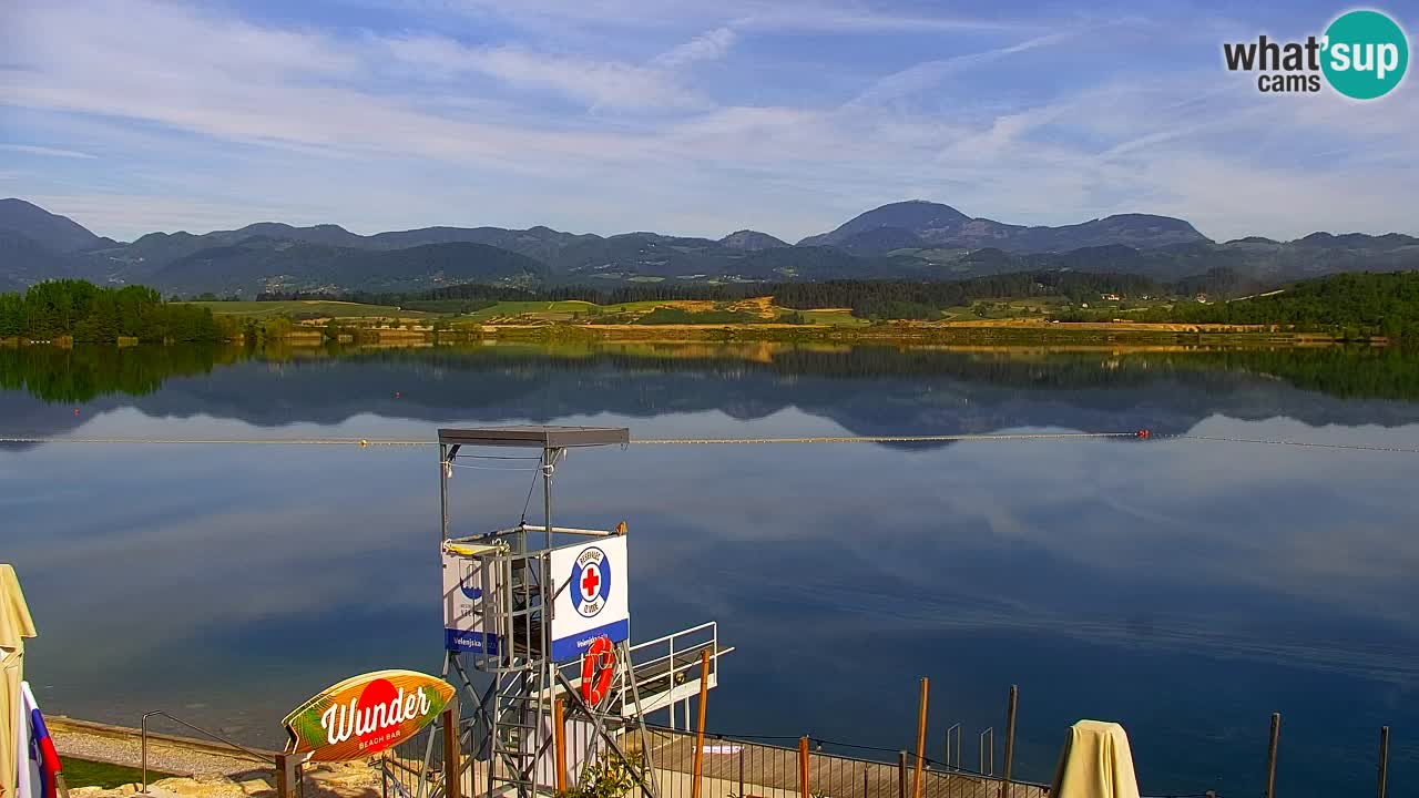 Webcam Lago di Velenje – Spiaggia di Velenje in diretta