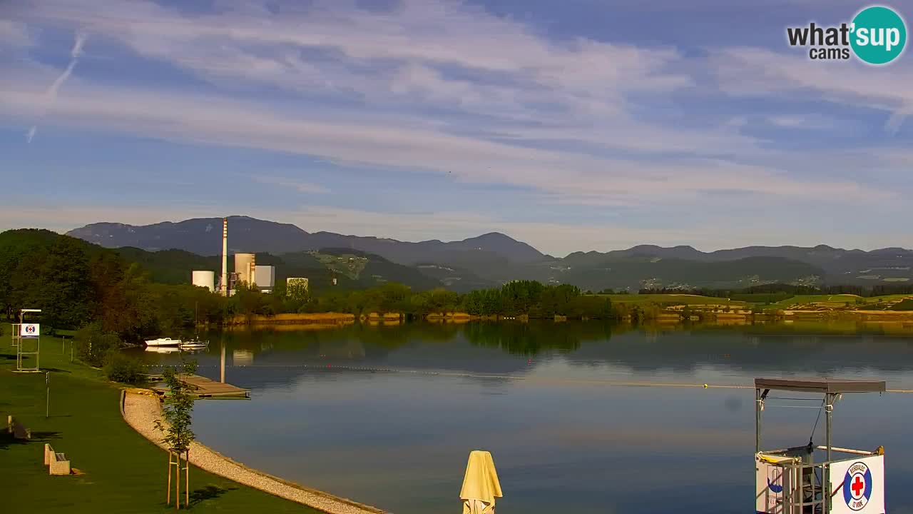 Webcam Lago di Velenje – Spiaggia di Velenje in diretta