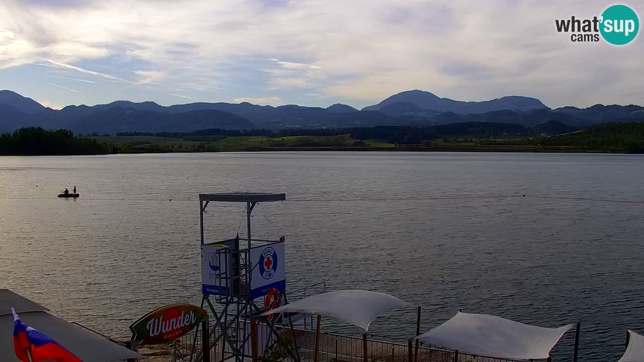 Webcam Lago di Velenje – Spiaggia di Velenje in diretta