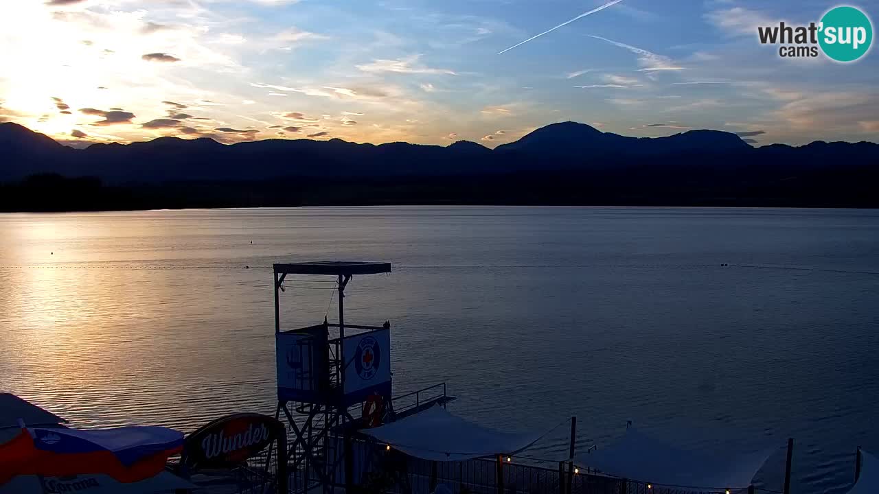 Webcam lago Velenje – Vista en directo desde Velenje Beach