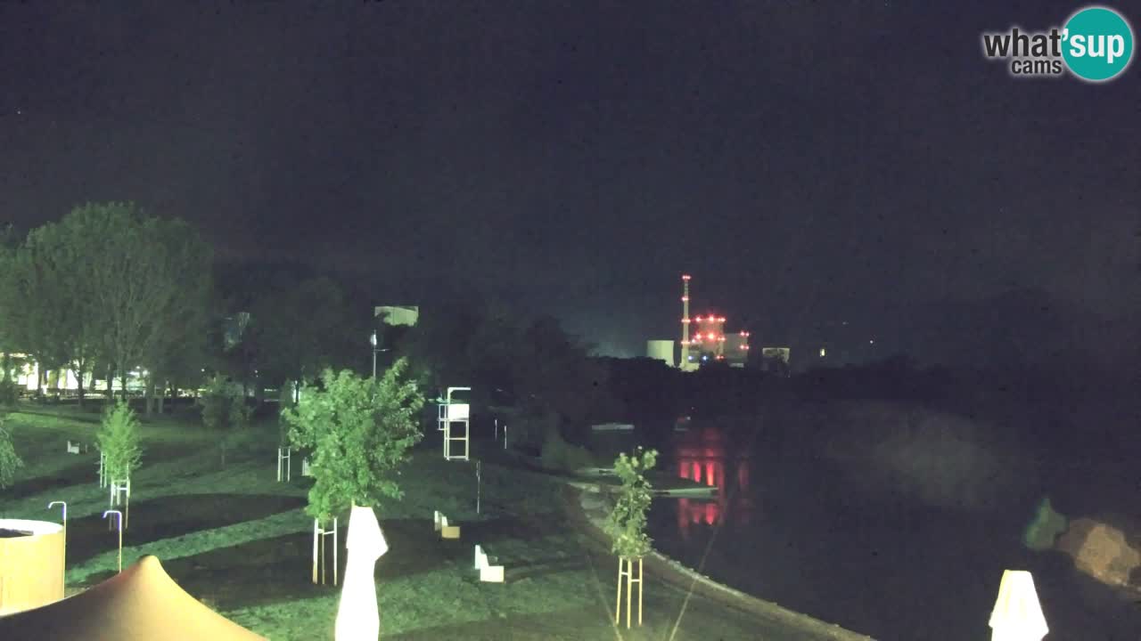 Webcam lac de Velenje – Vue en direct depuis Velenje Beach