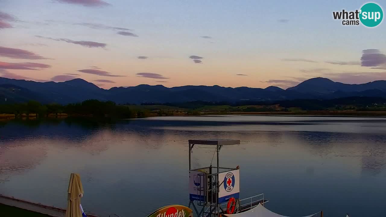 Webcam lago Velenje – Vista en directo desde Velenje Beach