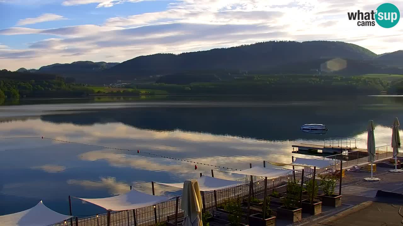 Webcam lac de Velenje – Vue en direct depuis Velenje Beach