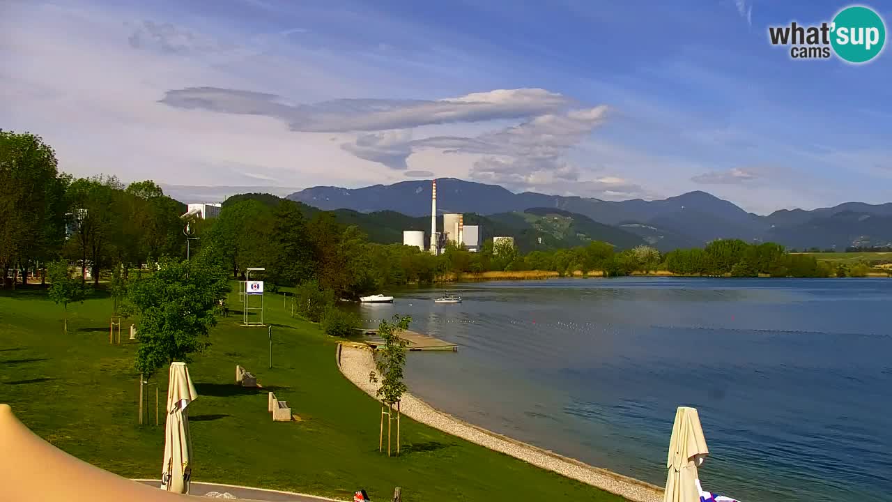 Webcam Lago di Velenje – Spiaggia di Velenje in diretta