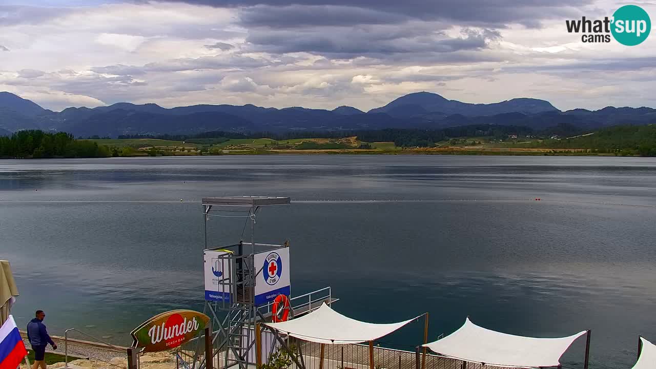 Webcam lago Velenje – Vista en directo desde Velenje Beach