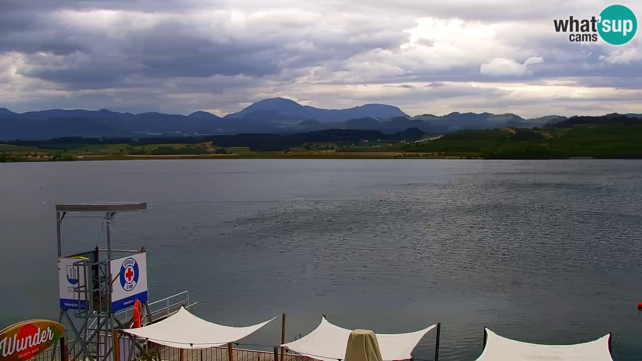 Web kamera Velenjsko jezero – Plaža Velenje uživo