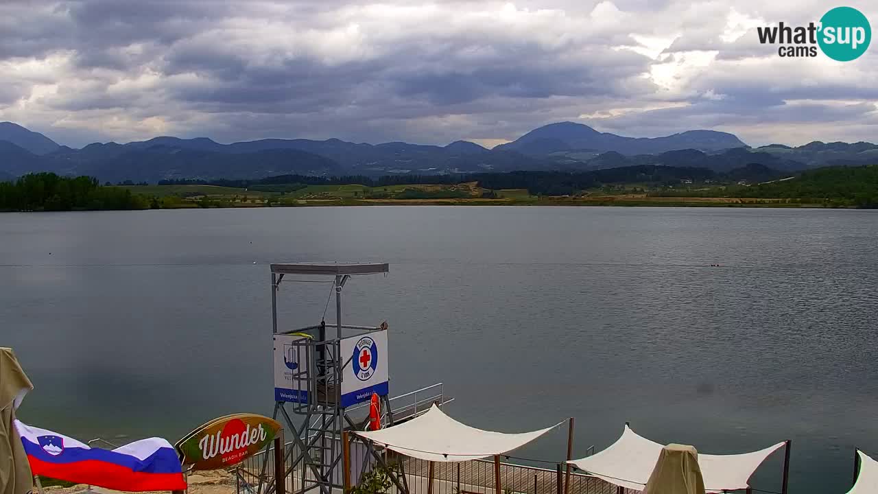 Webcam lago Velenje – Vista en directo desde Velenje Beach