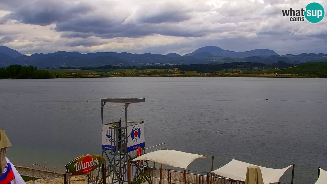 Webcam lago Velenje – Vista en directo desde Velenje Beach