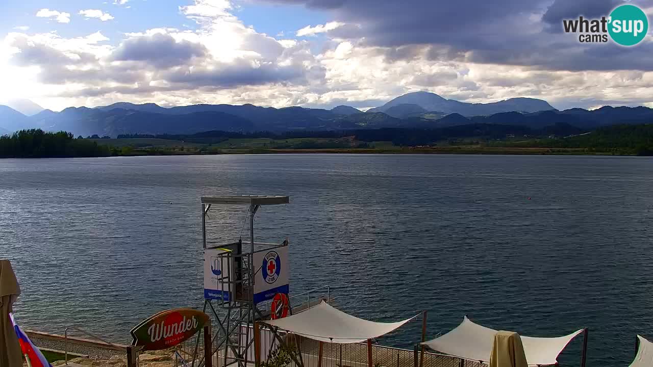 Webcam lago Velenje – Vista en directo desde Velenje Beach