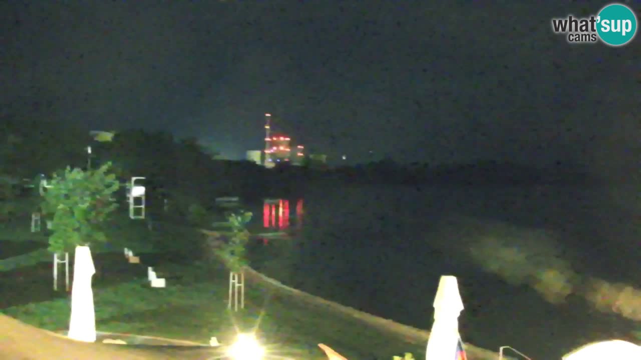 Webcam lago Velenje – Vista en directo desde Velenje Beach