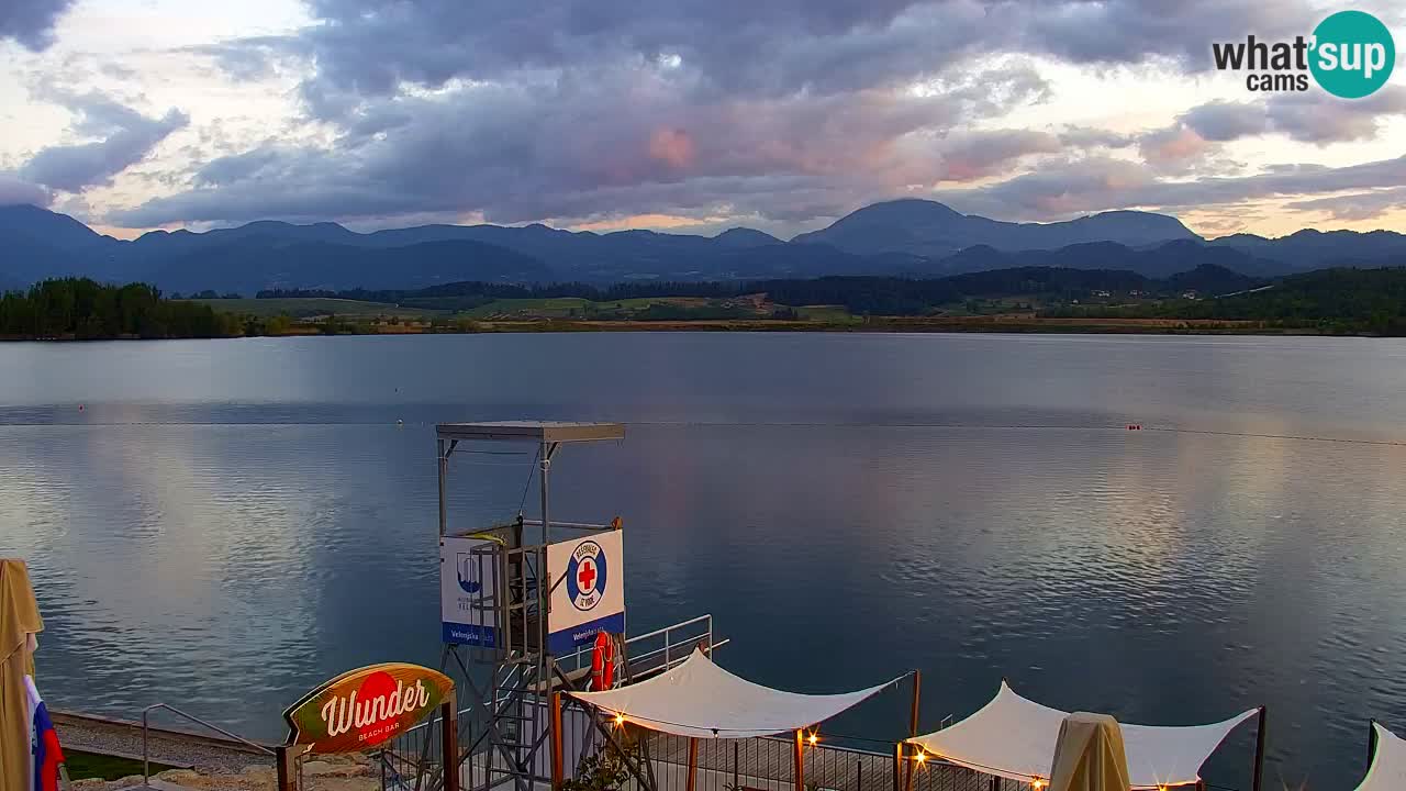 Webcam lac de Velenje – Vue en direct depuis Velenje Beach