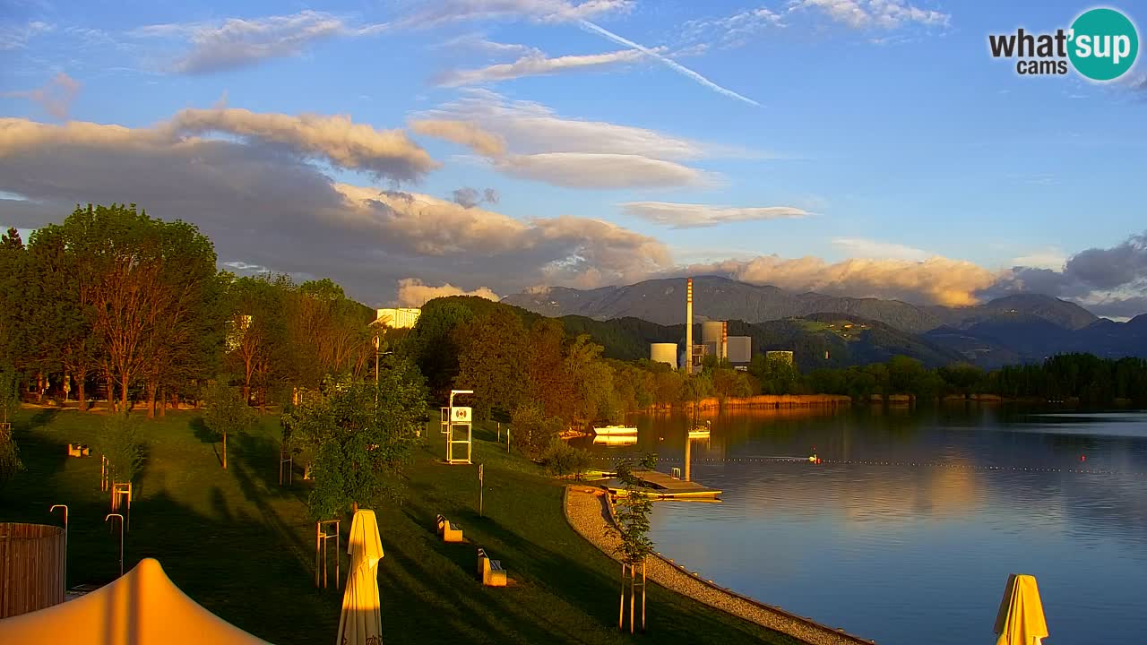 Webcam lago Velenje – Vista en directo desde Velenje Beach