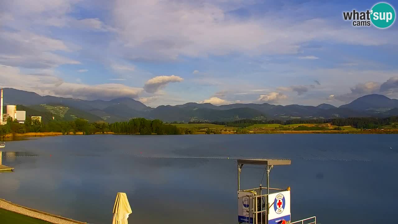 Webcam lac de Velenje – Vue en direct depuis Velenje Beach