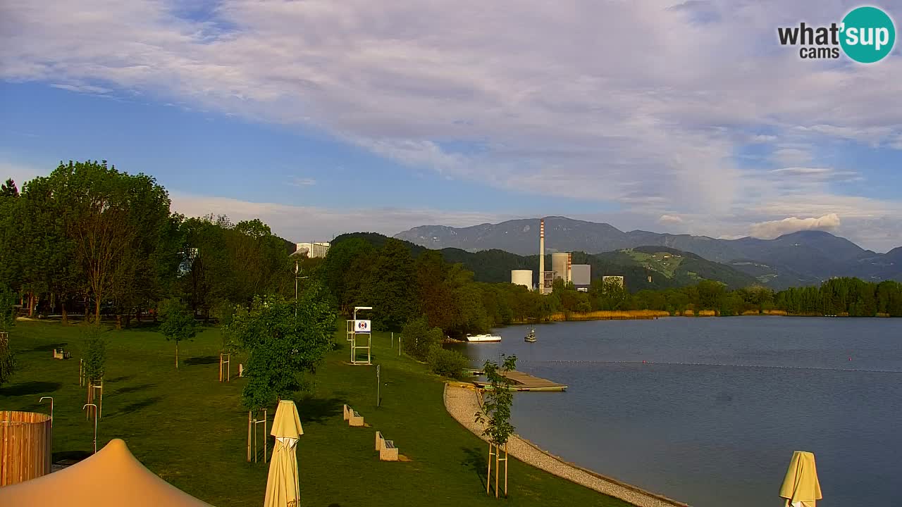 Webcam Lago di Velenje – Spiaggia di Velenje in diretta
