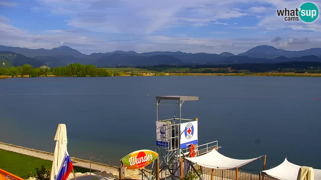 Webcam Lago di Velenje – Spiaggia di Velenje in diretta