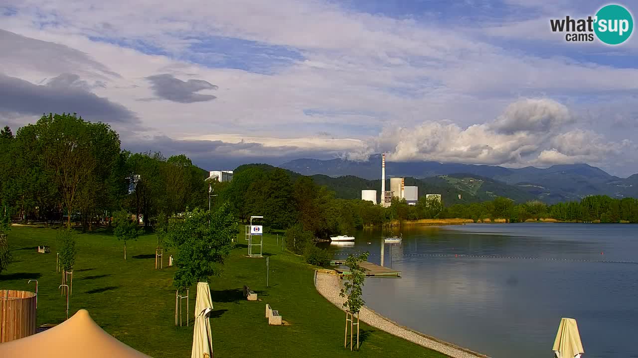 Webcam Lago di Velenje – Spiaggia di Velenje in diretta