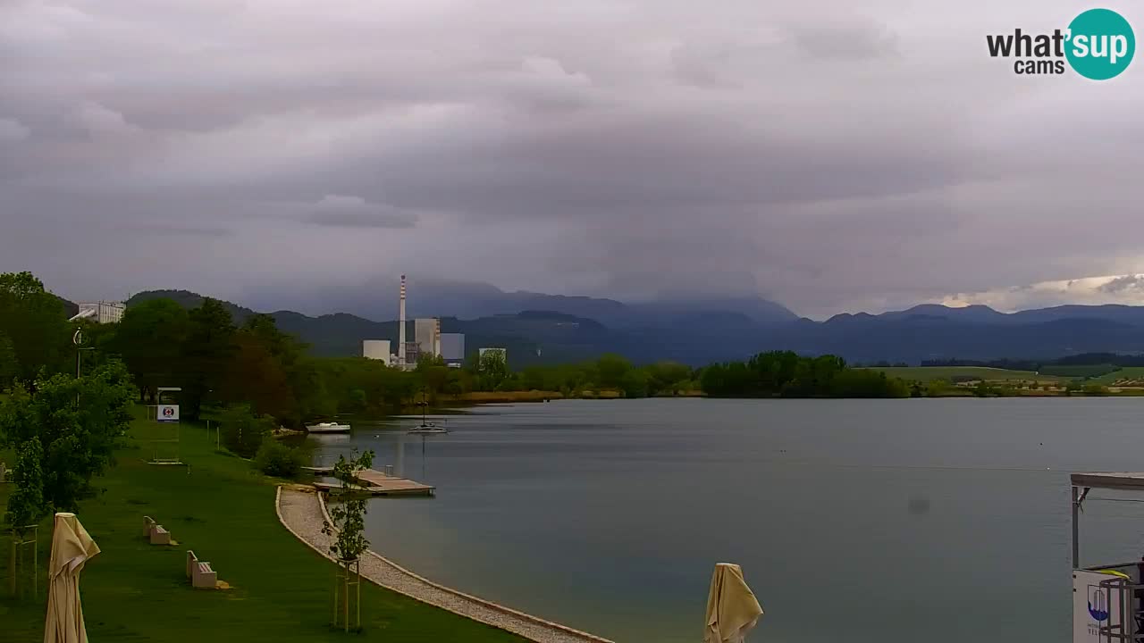 Webcam lac de Velenje – Vue en direct depuis Velenje Beach