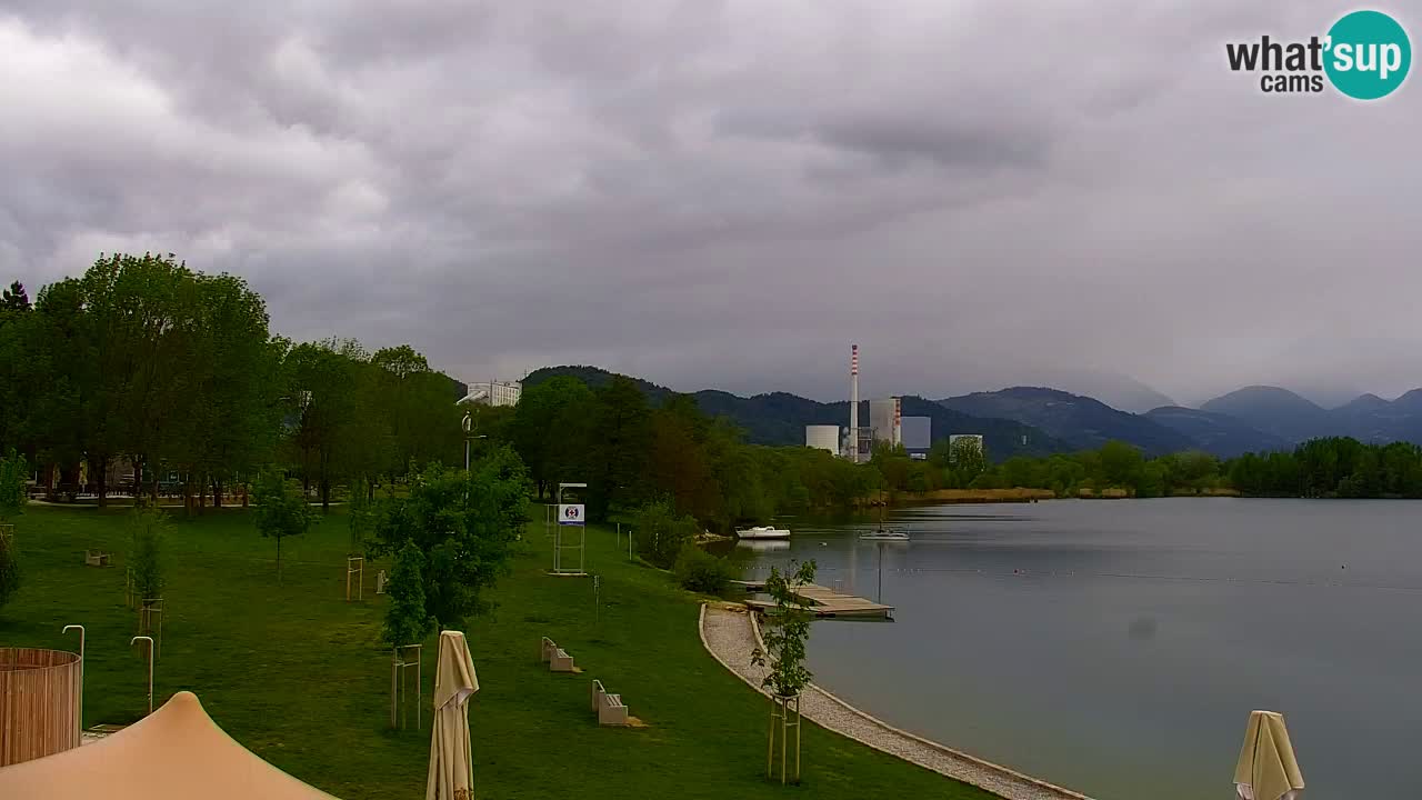 Webcam lac de Velenje – Vue en direct depuis Velenje Beach