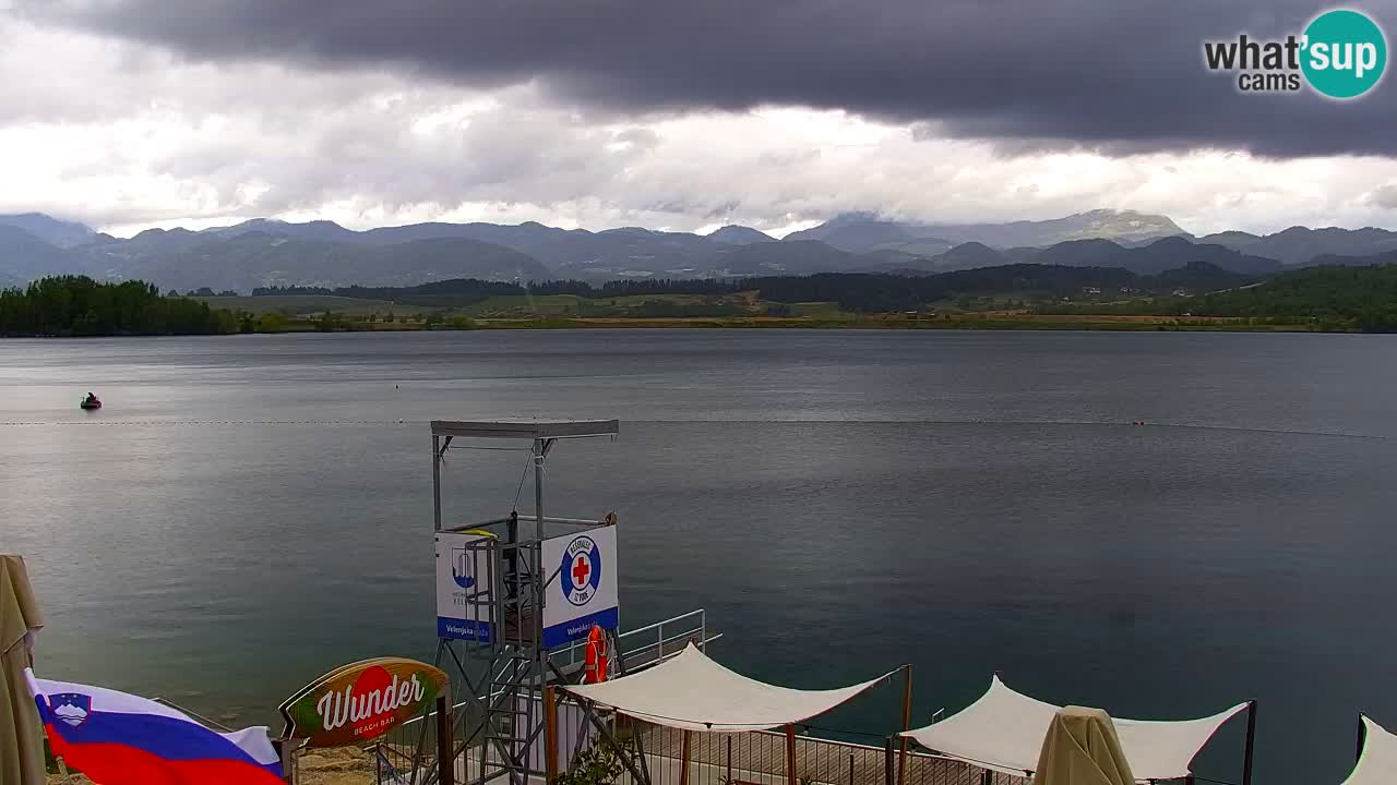 Web kamera Velenjsko jezero – Plaža Velenje uživo