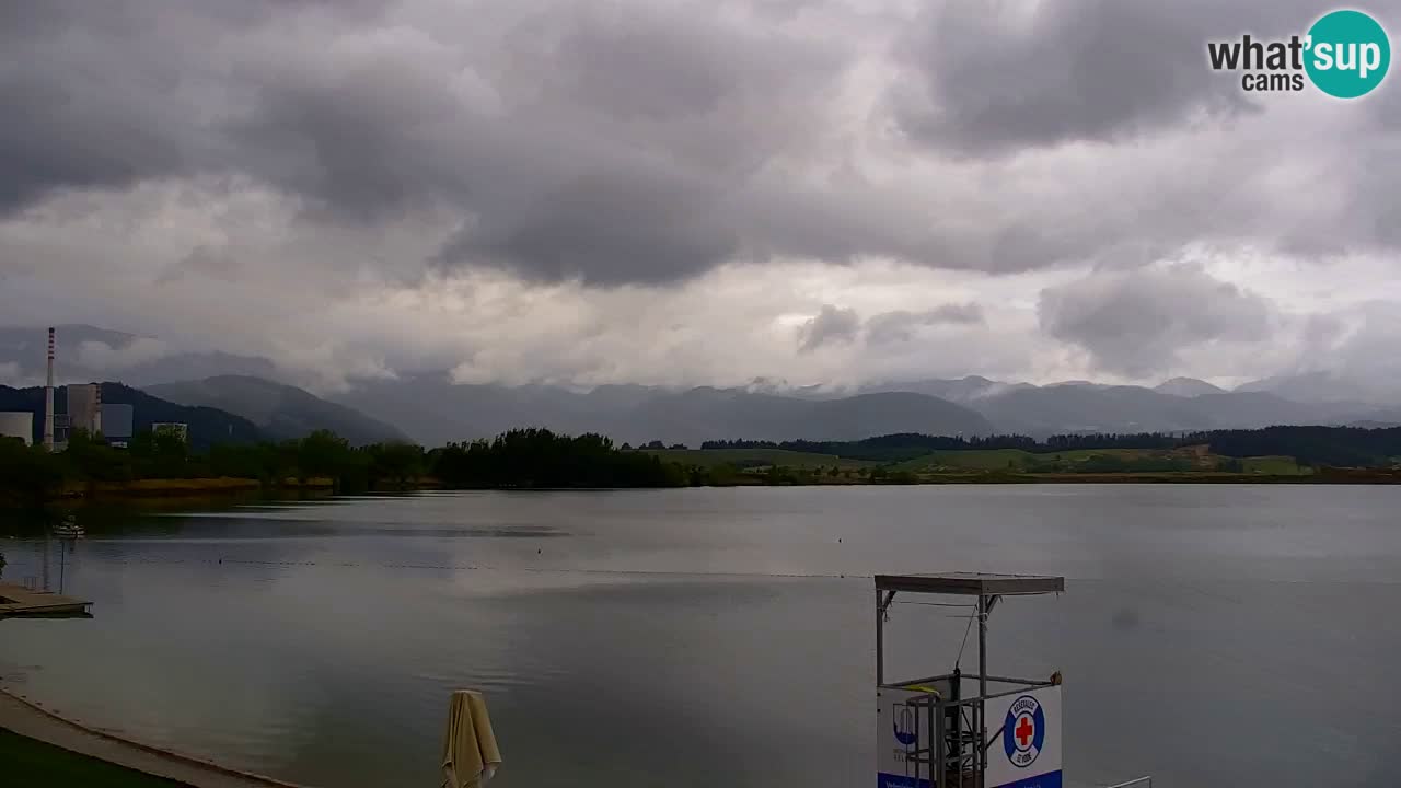 Webcam lago Velenje – Vista en directo desde Velenje Beach