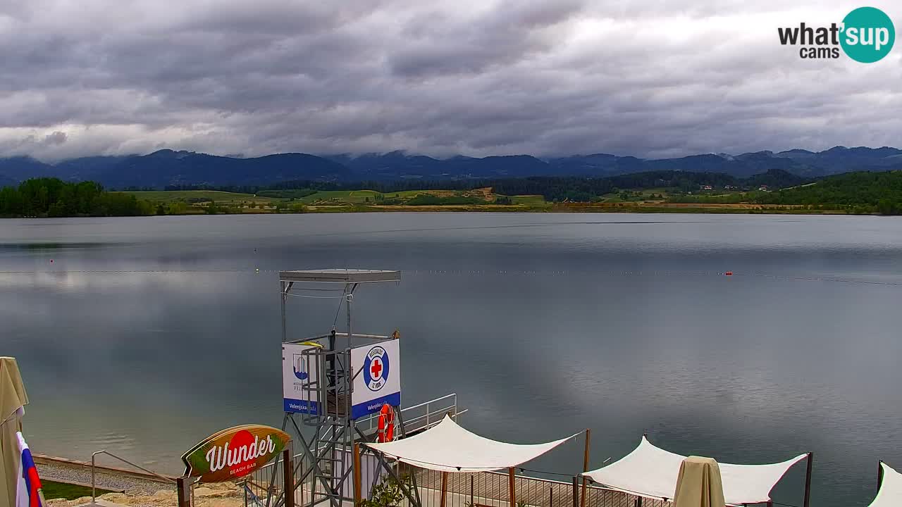 Web kamera Velenjsko jezero – Plaža Velenje uživo