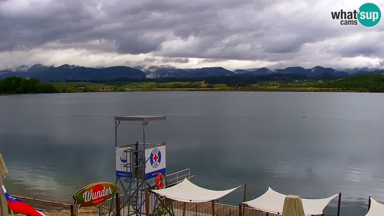 Webcam Lago di Velenje – Spiaggia di Velenje in diretta