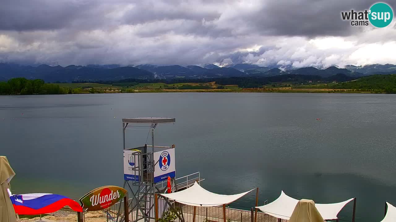 Webcam lago Velenje – Vista en directo desde Velenje Beach