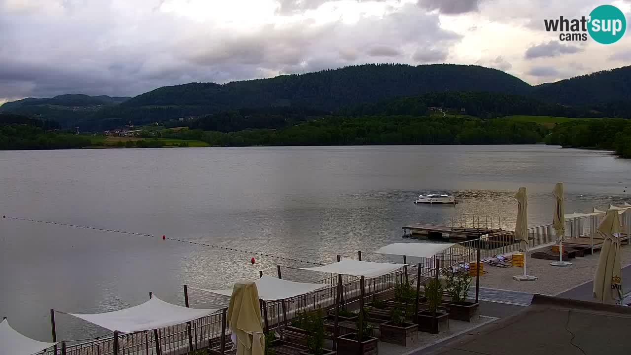 Webcam lac de Velenje – Vue en direct depuis Velenje Beach
