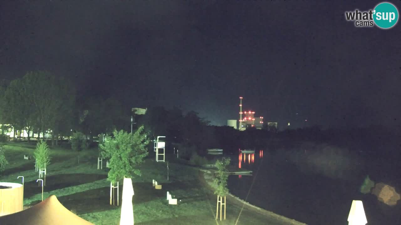 Webcam lac de Velenje – Vue en direct depuis Velenje Beach