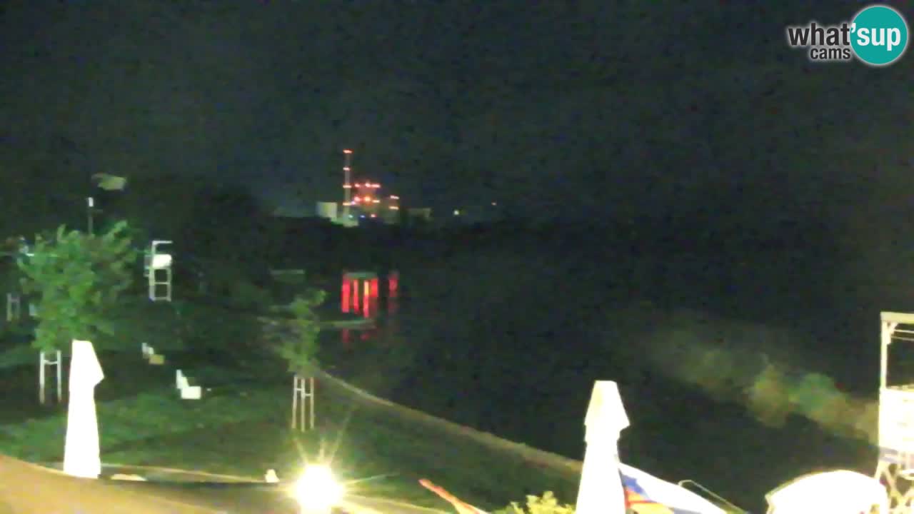 Webcam lago Velenje – Vista en directo desde Velenje Beach