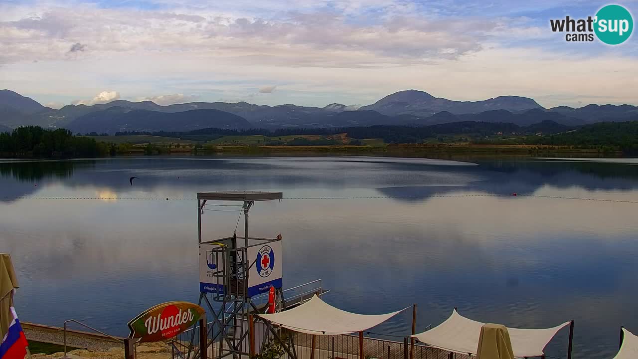 Webcam lago Velenje – Vista en directo desde Velenje Beach