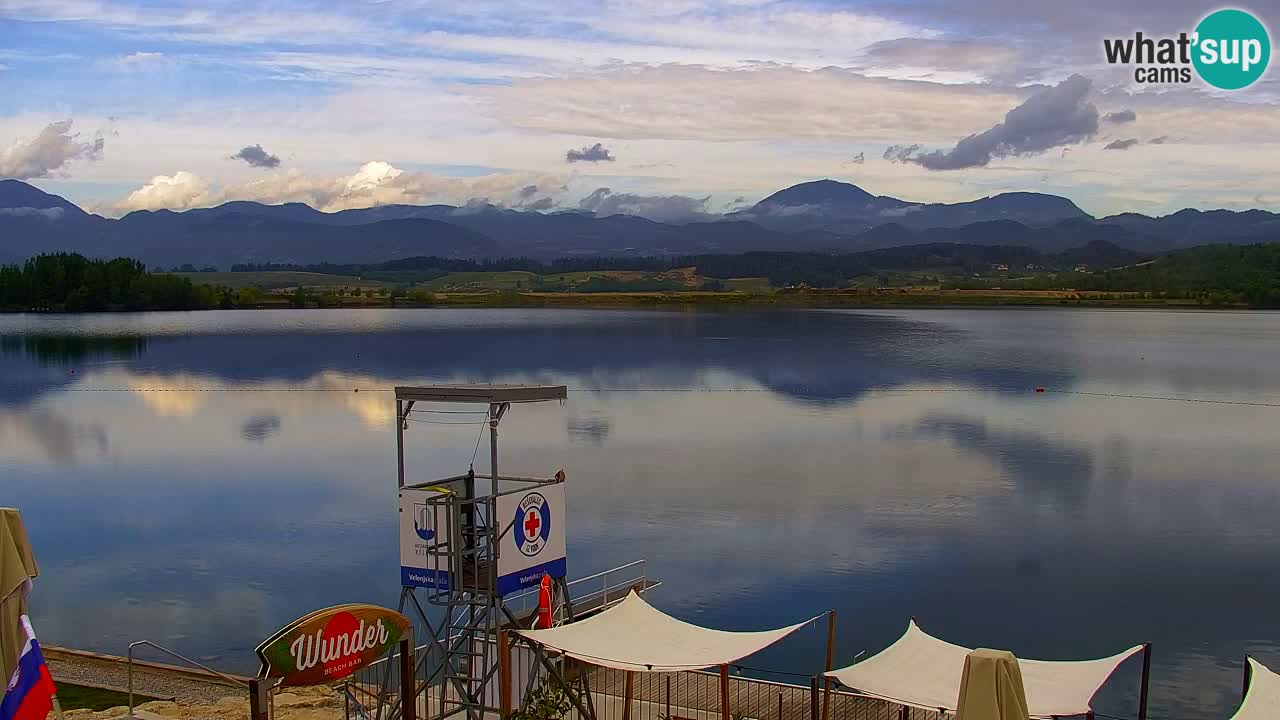 Webcam lac de Velenje – Vue en direct depuis Velenje Beach