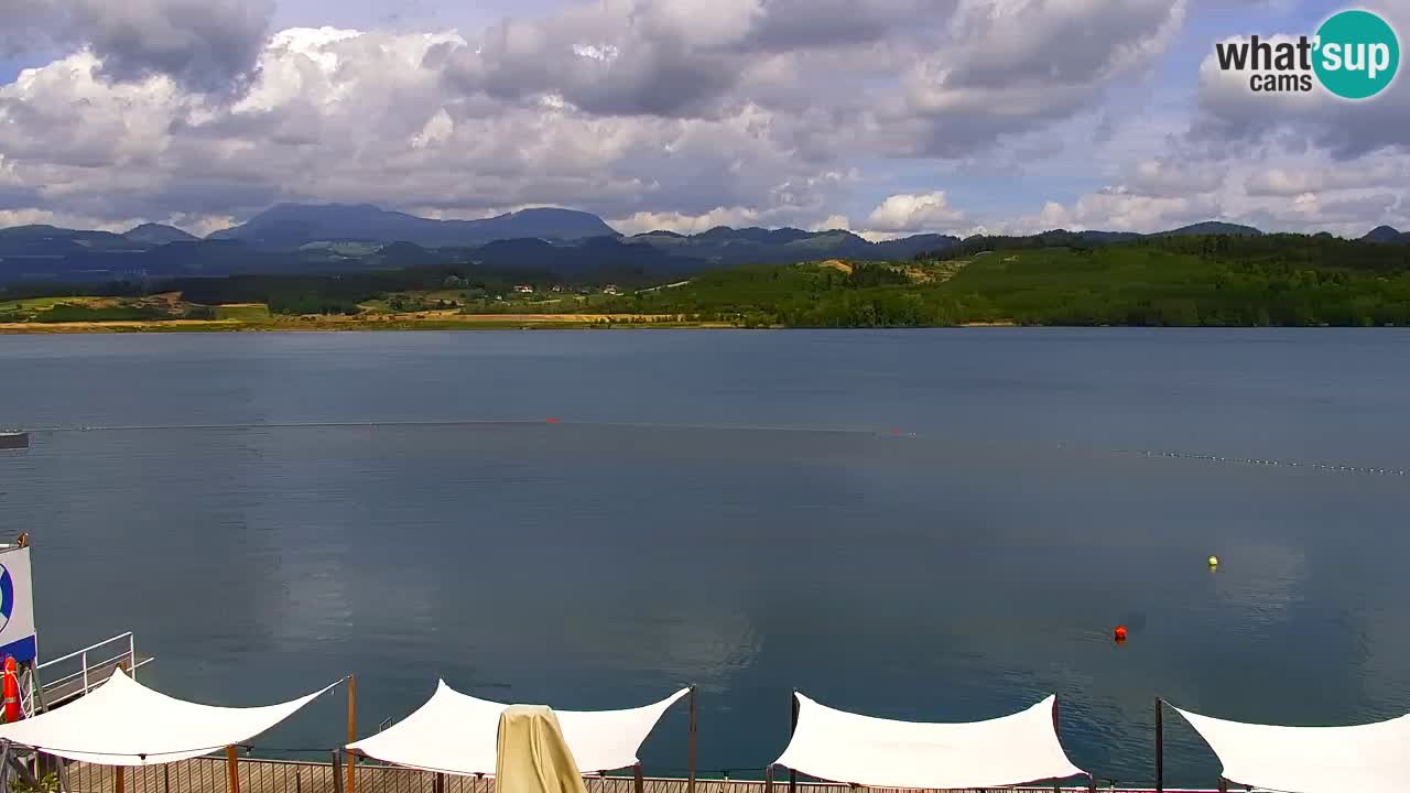 Webcam lago Velenje – Vista en directo desde Velenje Beach