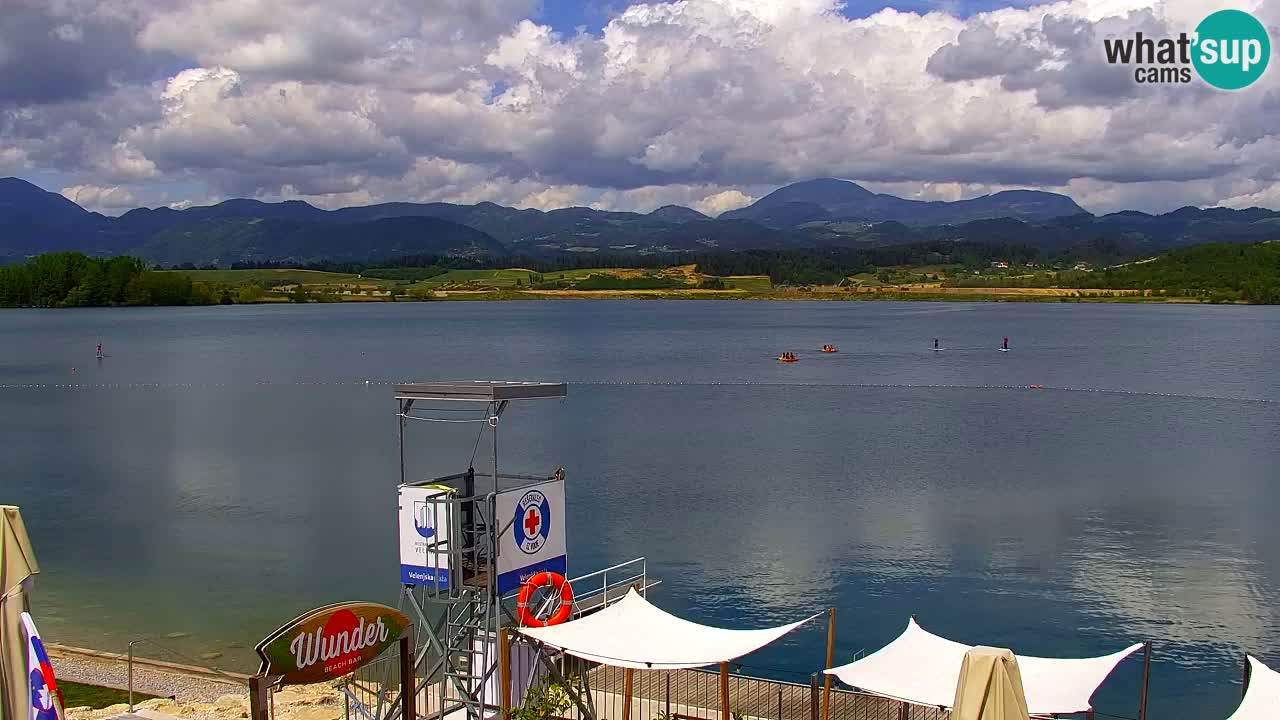 Webcam lago Velenje – Vista en directo desde Velenje Beach