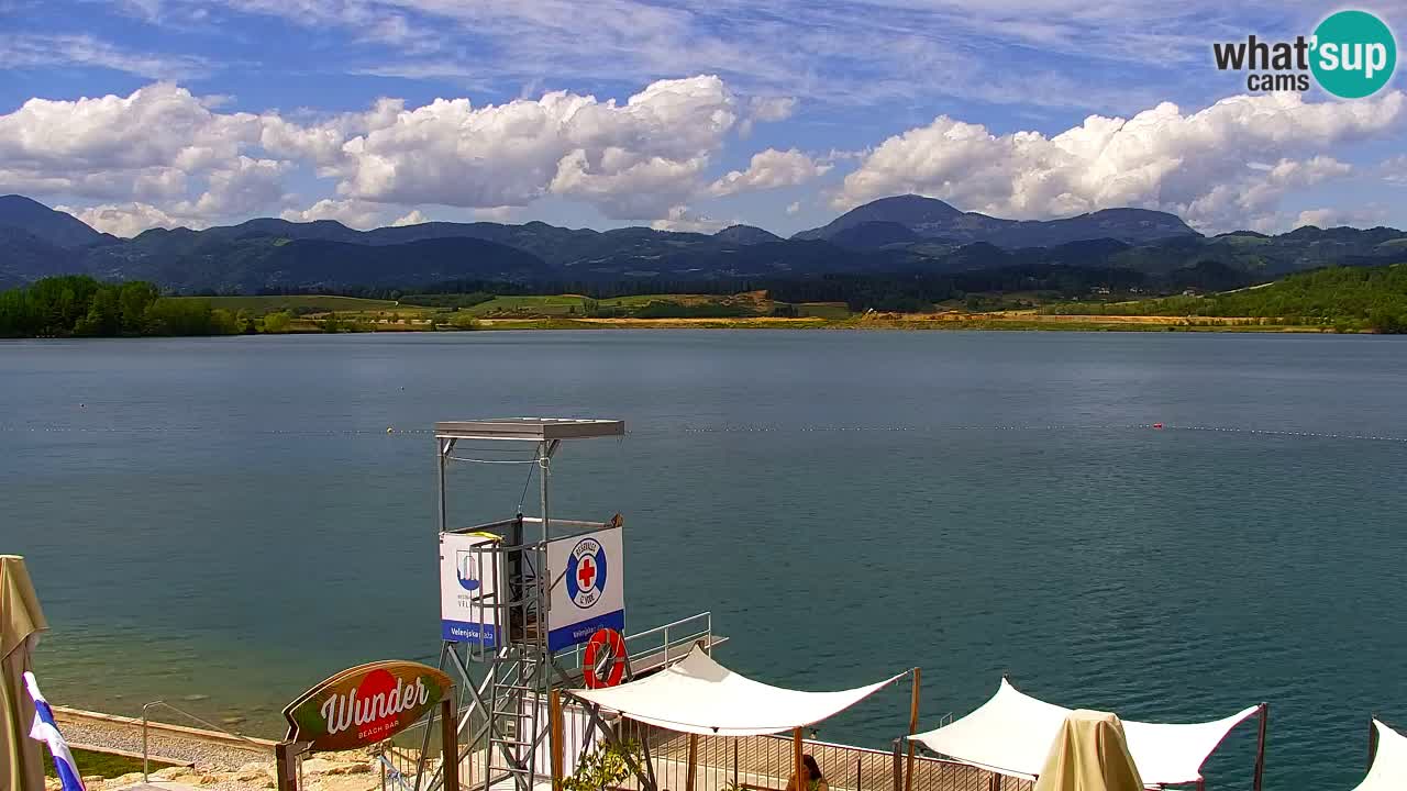 Web kamera Velenjsko jezero – Plaža Velenje uživo