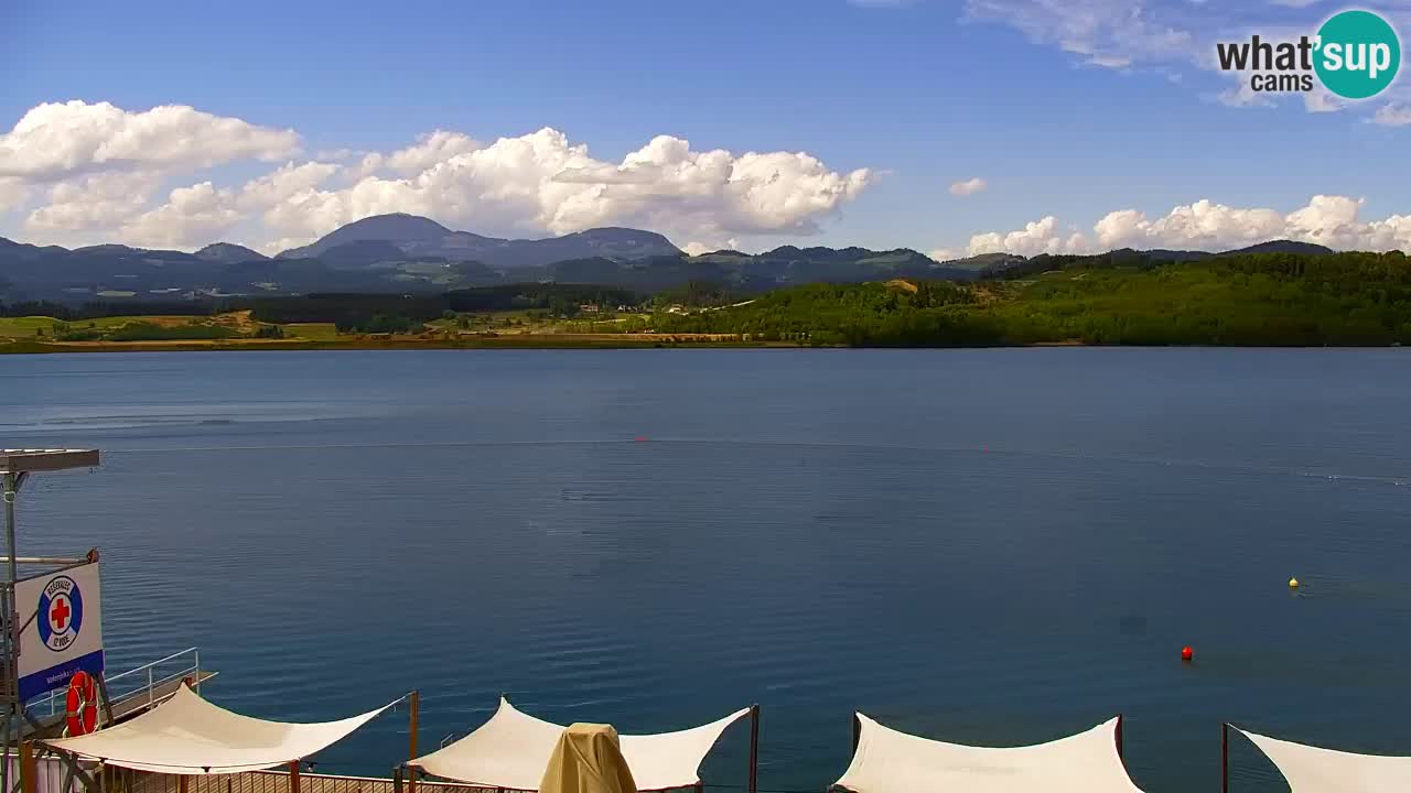 Webcam lago Velenje – Vista en directo desde Velenje Beach