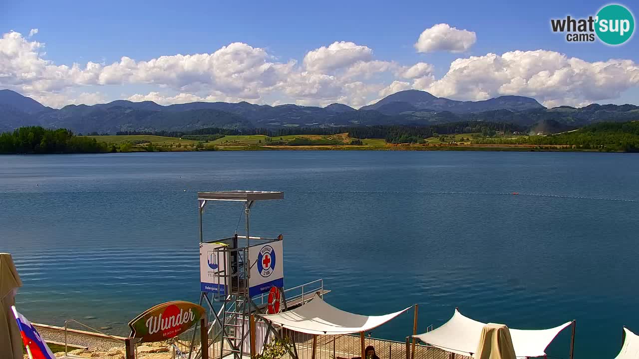 Web kamera Velenjsko jezero – Plaža Velenje uživo