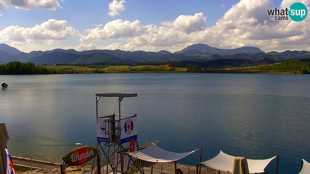 Webcam lac de Velenje – Vue en direct depuis Velenje Beach