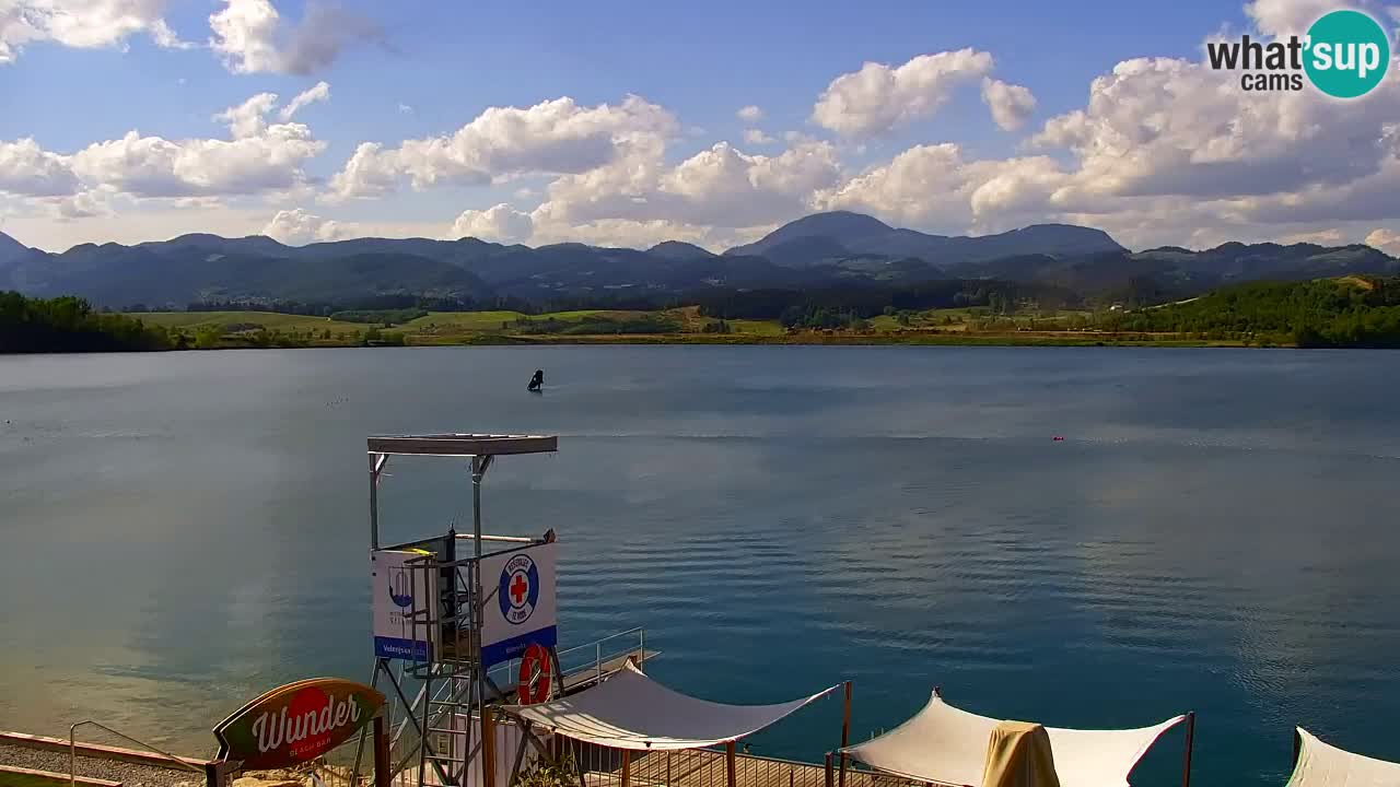 Web kamera Velenjsko jezero – Plaža Velenje uživo