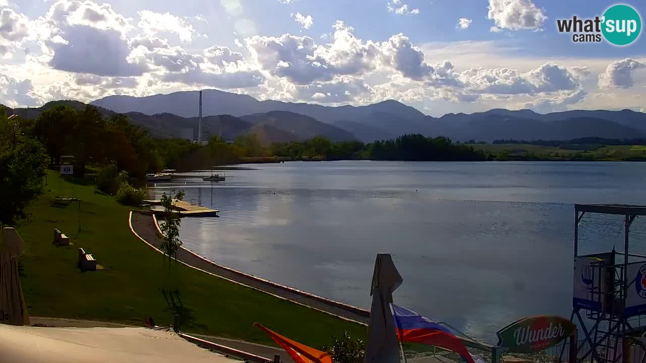 Webcam lac de Velenje – Vue en direct depuis Velenje Beach