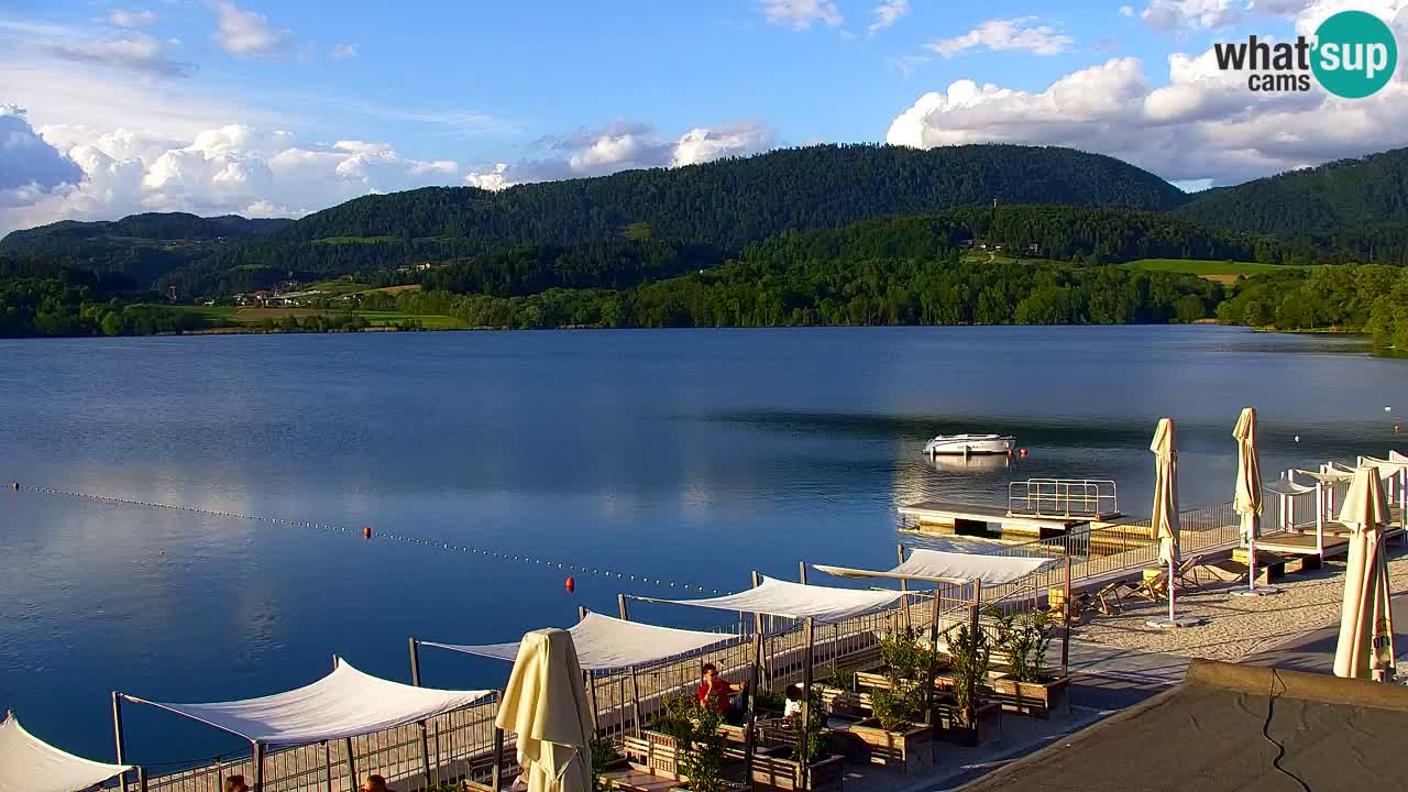 Webcam lac de Velenje – Vue en direct depuis Velenje Beach