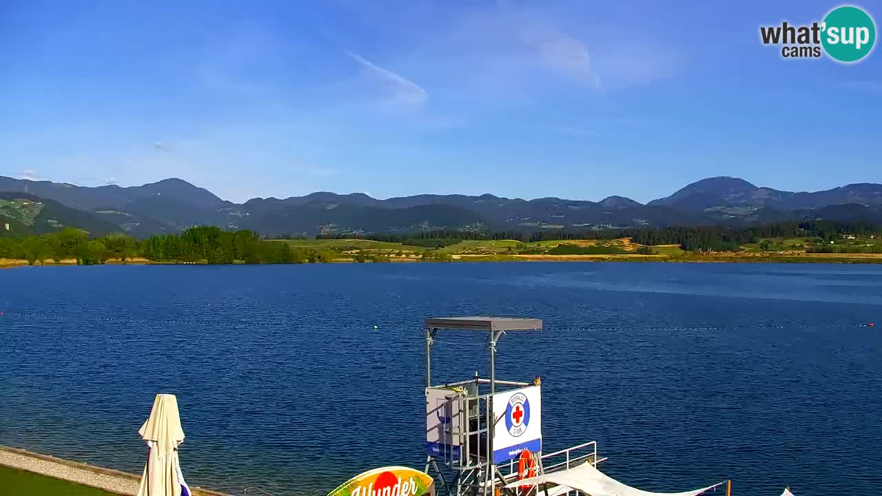 Webcam lago Velenje – Vista en directo desde Velenje Beach