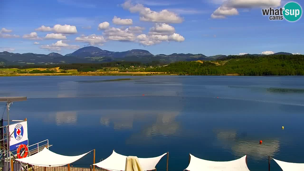 Webcam lac de Velenje – Vue en direct depuis Velenje Beach