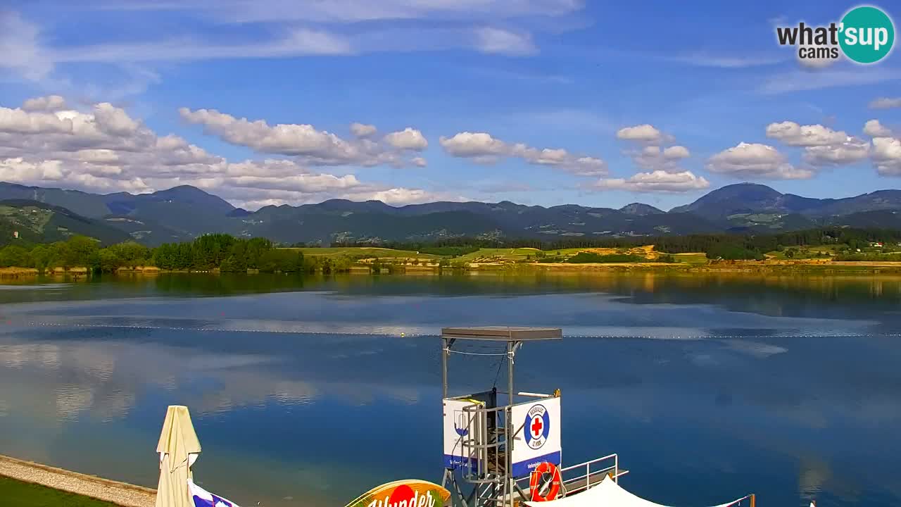 Webcam lac de Velenje – Vue en direct depuis Velenje Beach